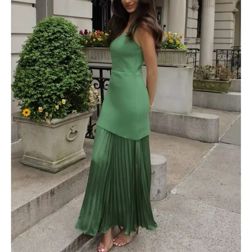 Zara Green Maxi Dress - Picture 2 of 7